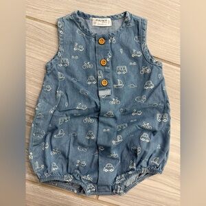 Mayoral newborn 2-4 month boys bubble onesie